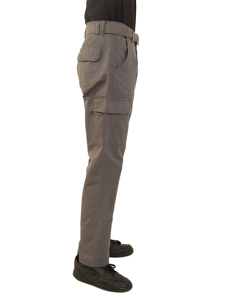 Pantalón hombre Heroe de gabardina tipo cargo  