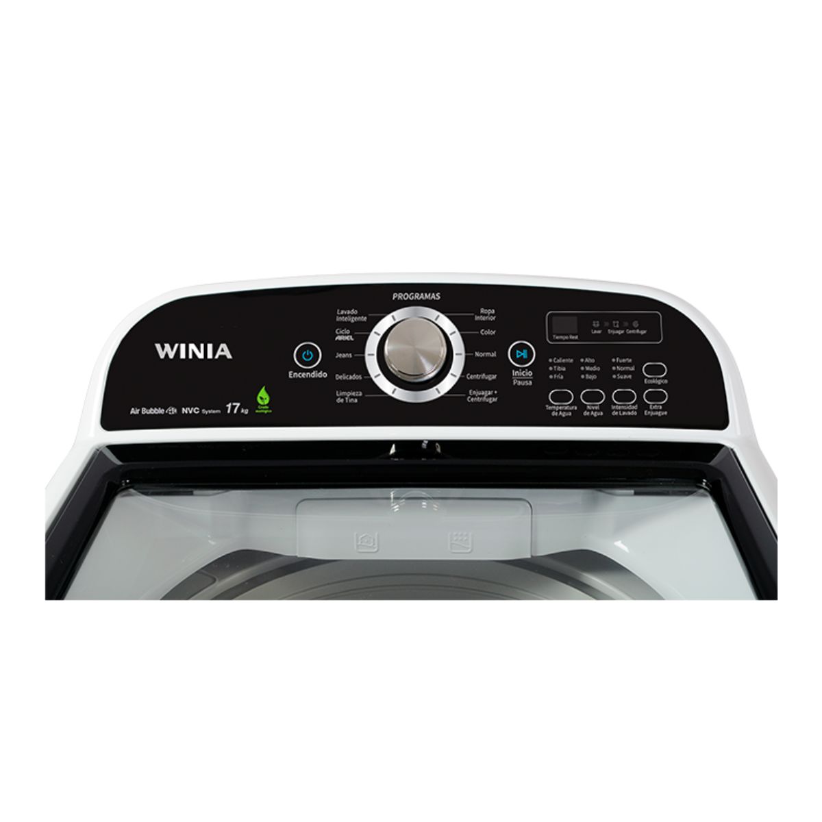 Lavadora 17 Kg Automática Color Bco/Negro Marca Daewoo / Winia