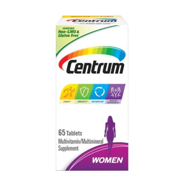 Centrum multivitamin women 65ct Energia,metabolismo