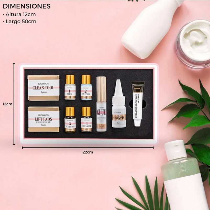 Kit Rizado Pestañas Lash Lifting + Pigmento Todo Incluido