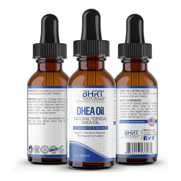 Bhrt naturals dhea oil in coconut oil  & vitamin E 30ml 