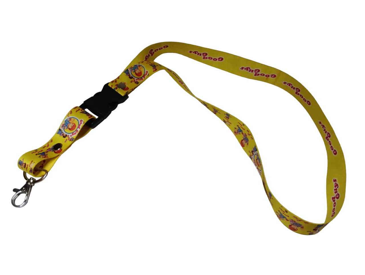 Lanyard chucky, good guys, porta credencial, cinta para llaves, marca bisonte .