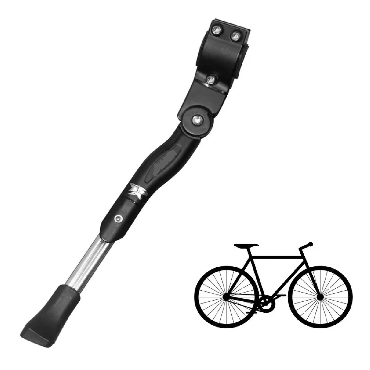 Pata Para Bicicleta Ajustable Aluminio Reforzado R24-r29