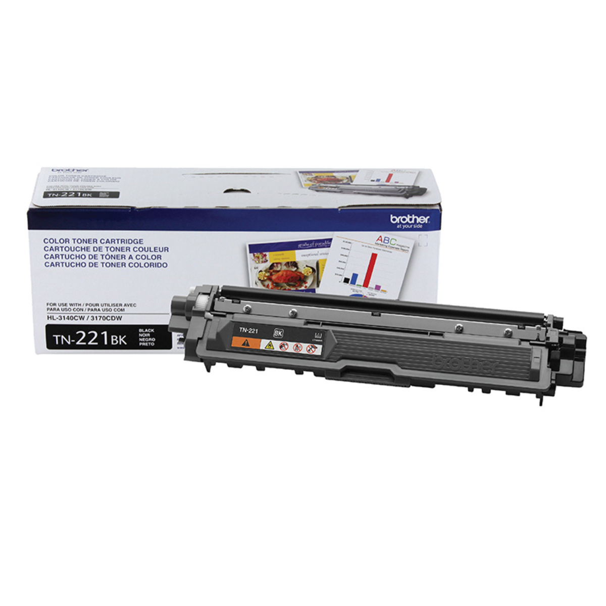 Toner Brother Tn221bk Negro 2,500 Paginas