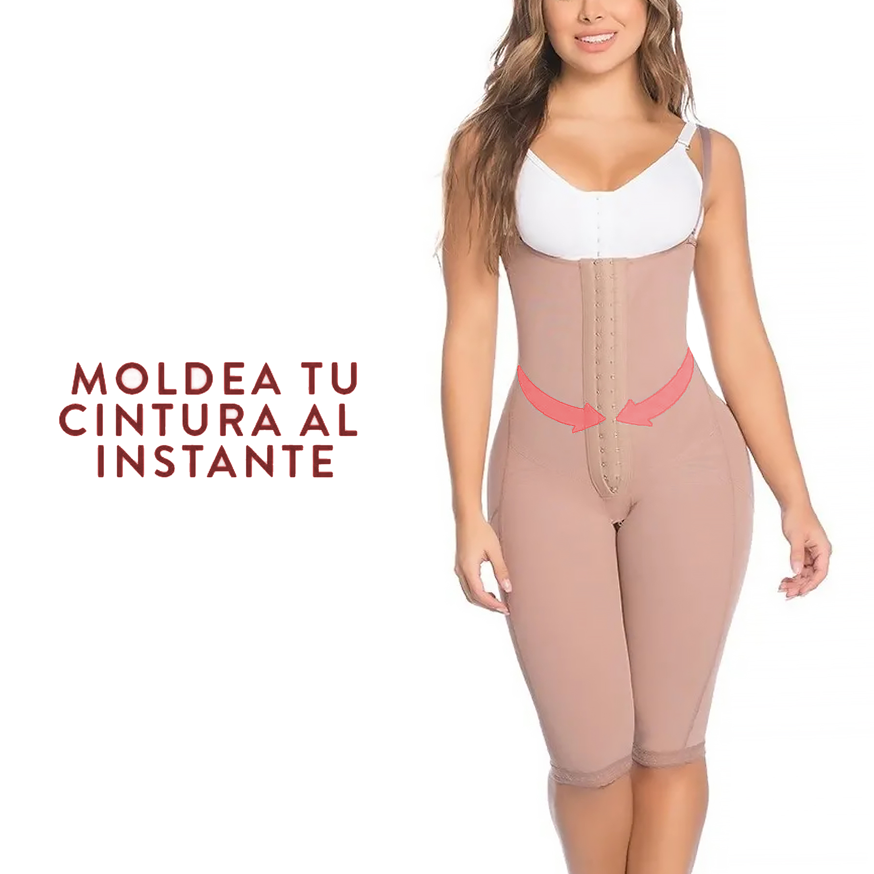 Fajas Colombianas Con Ultra realce A La Rodilla, Faja Postparto Moldeadora De Figura Para Mujer, Faja Colombiana Levanta Pompas Para Dama