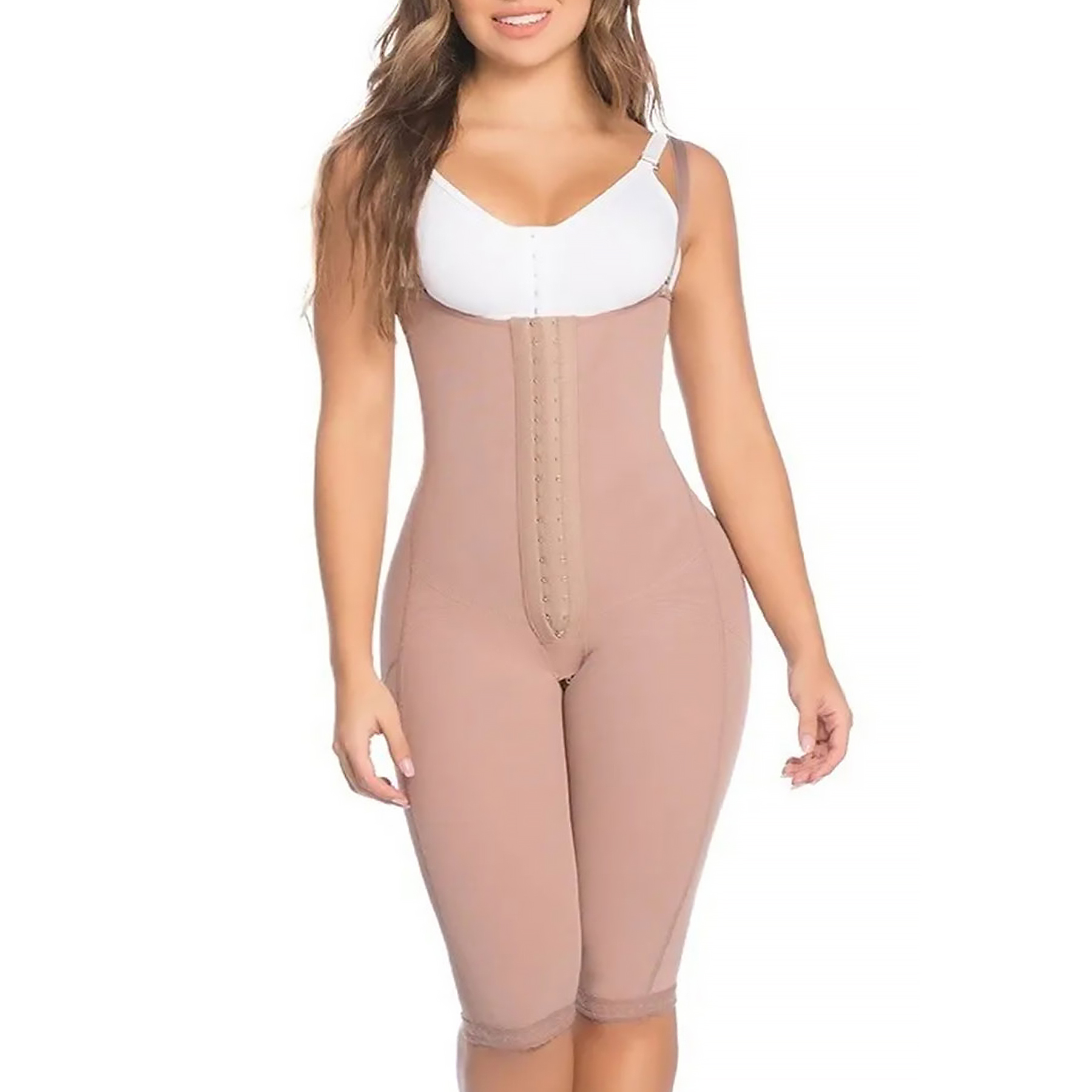 Fajas Colombianas Con Ultra realce A La Rodilla, Faja Postparto Moldeadora De Figura Para Mujer, Faja Colombiana Levanta Pompas Para Dama