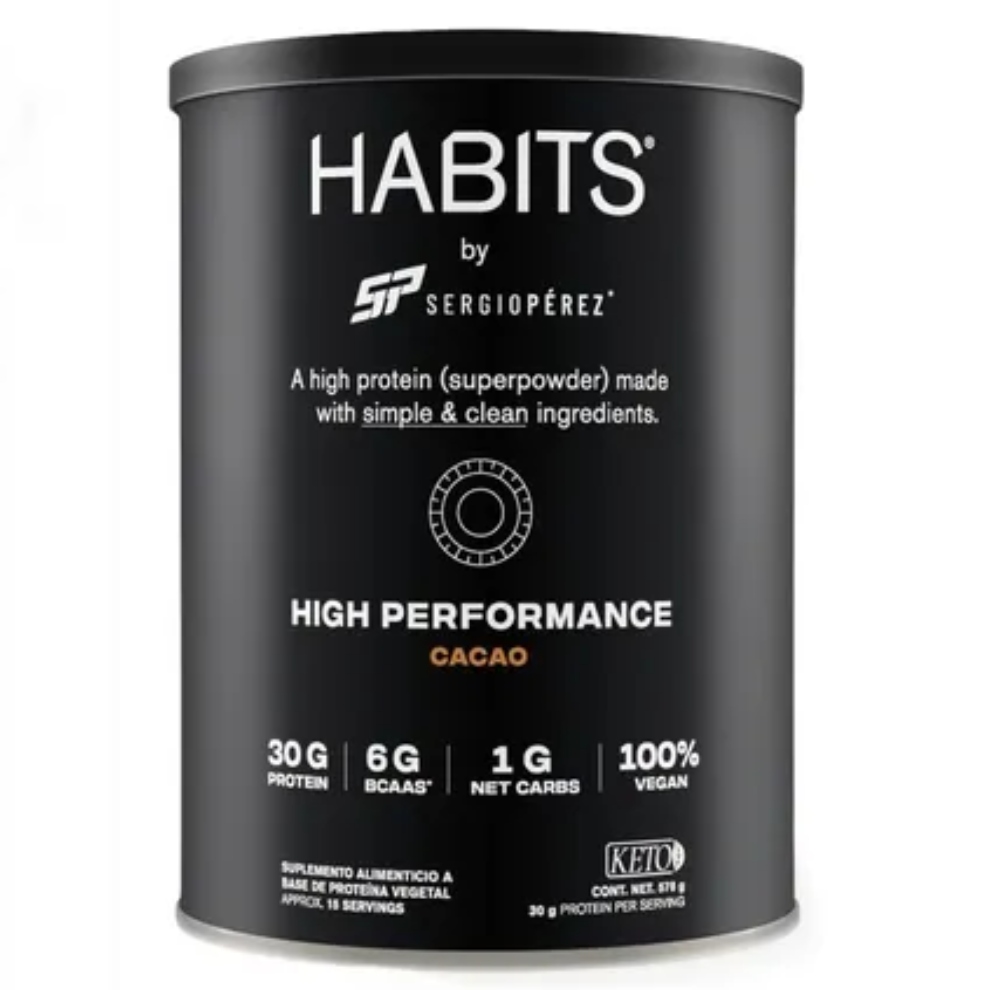 Proteína Cacao High Performance Habits 578 g piezas
