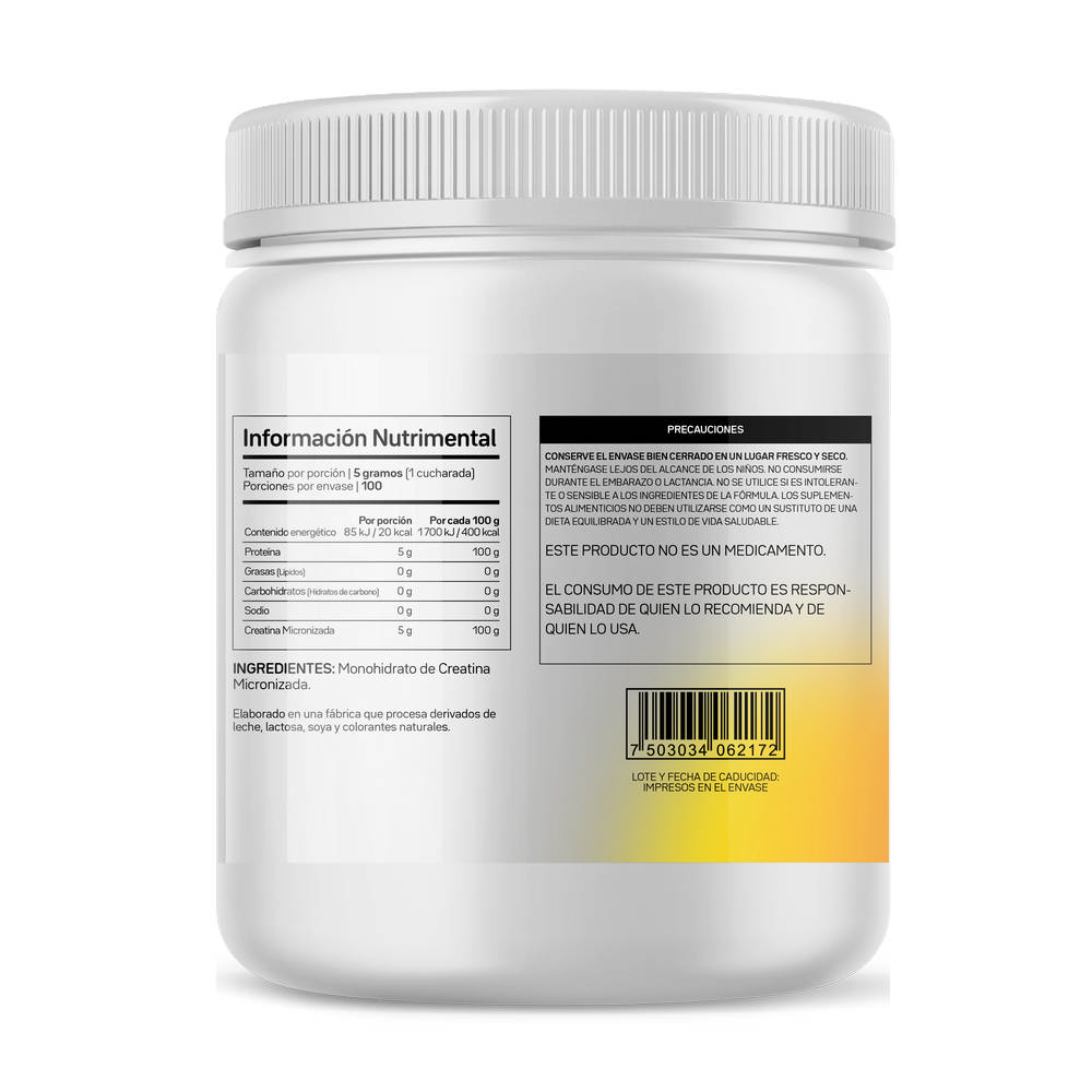 Creatina Primetech 500 g 100 serv 5 g c/u