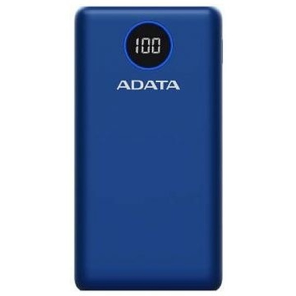 Cargador Portatil Adata Azul Capacidad 20 000 mAh (74 Wh)