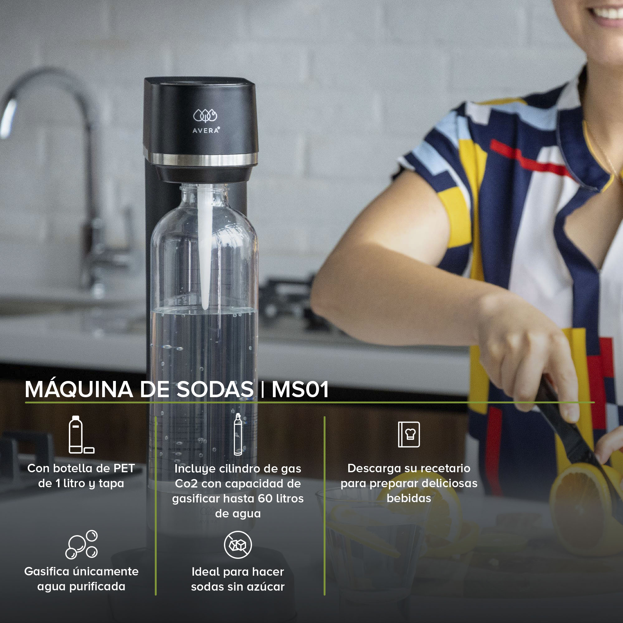 Máquina para Gasificar Agua