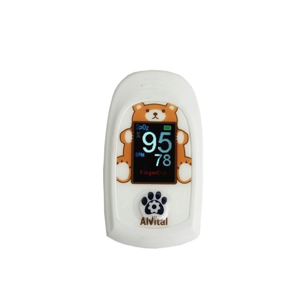Oxímetro Pulso LED Ultraligero C/Estuche Pediátrico Medimetrics