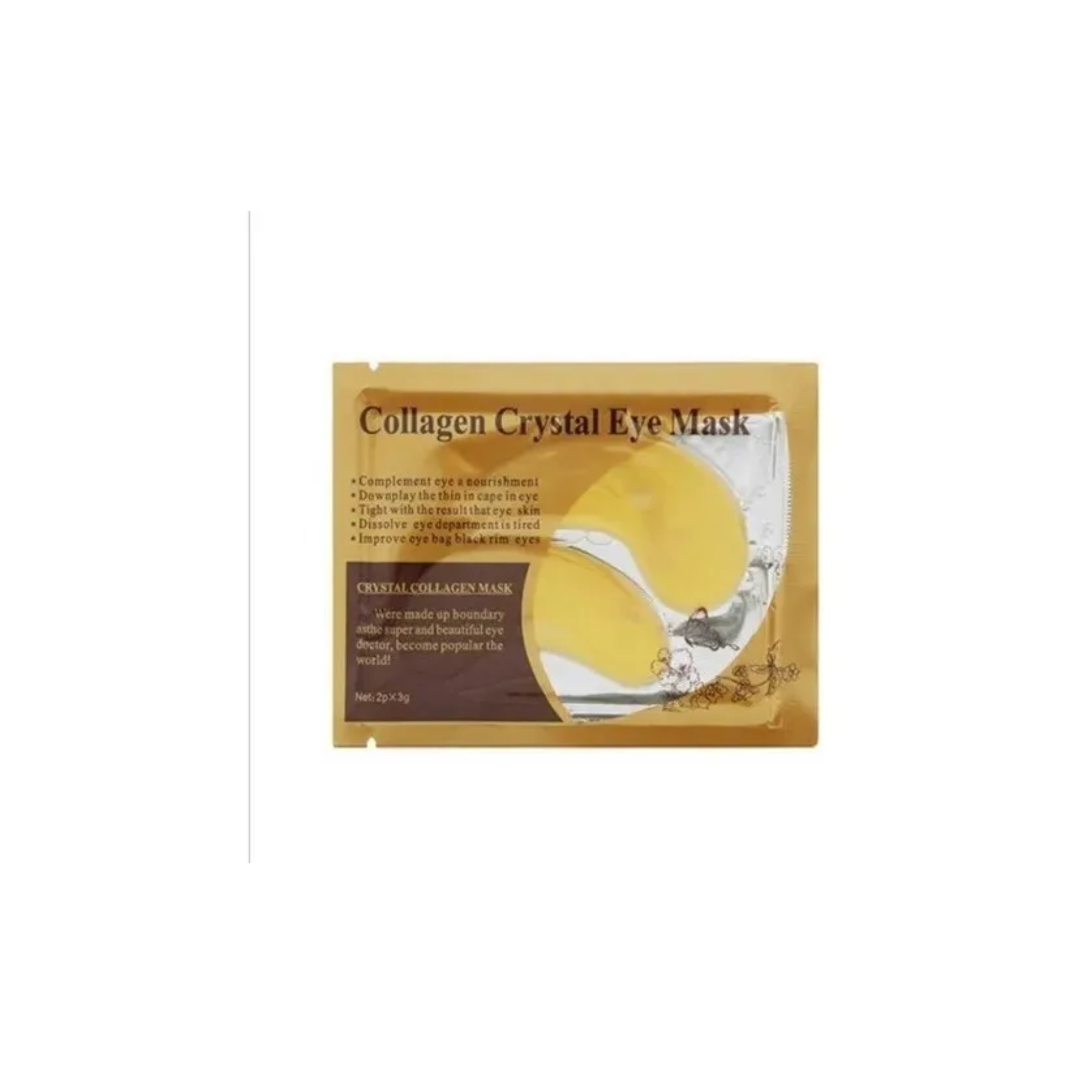 Mascarilla Parches Colageno Oro 24k Ojos Eye Mask