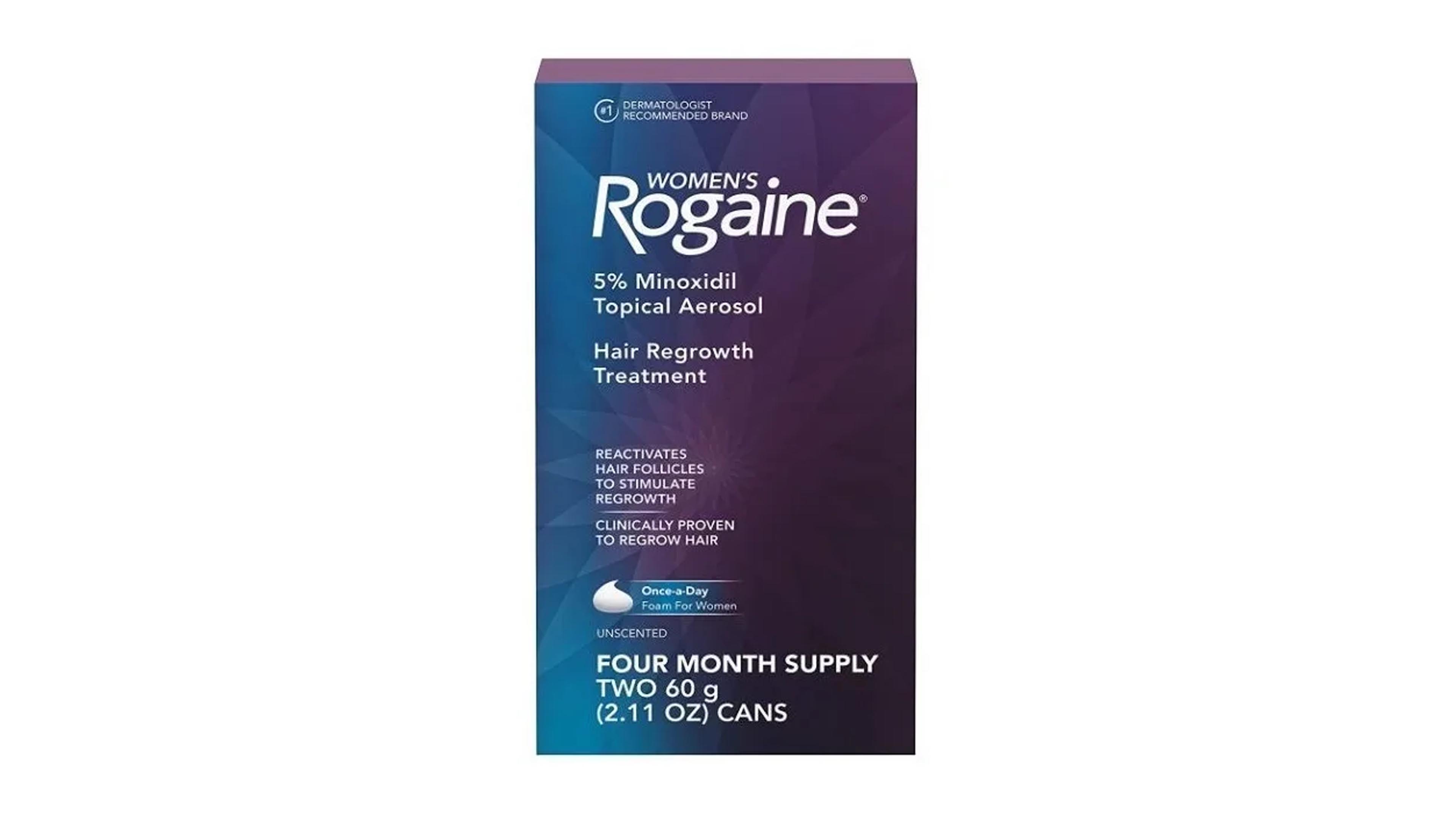 Minoxidil 5% Espuma Regeneradora Folicolas Cabello Rogaine Dama