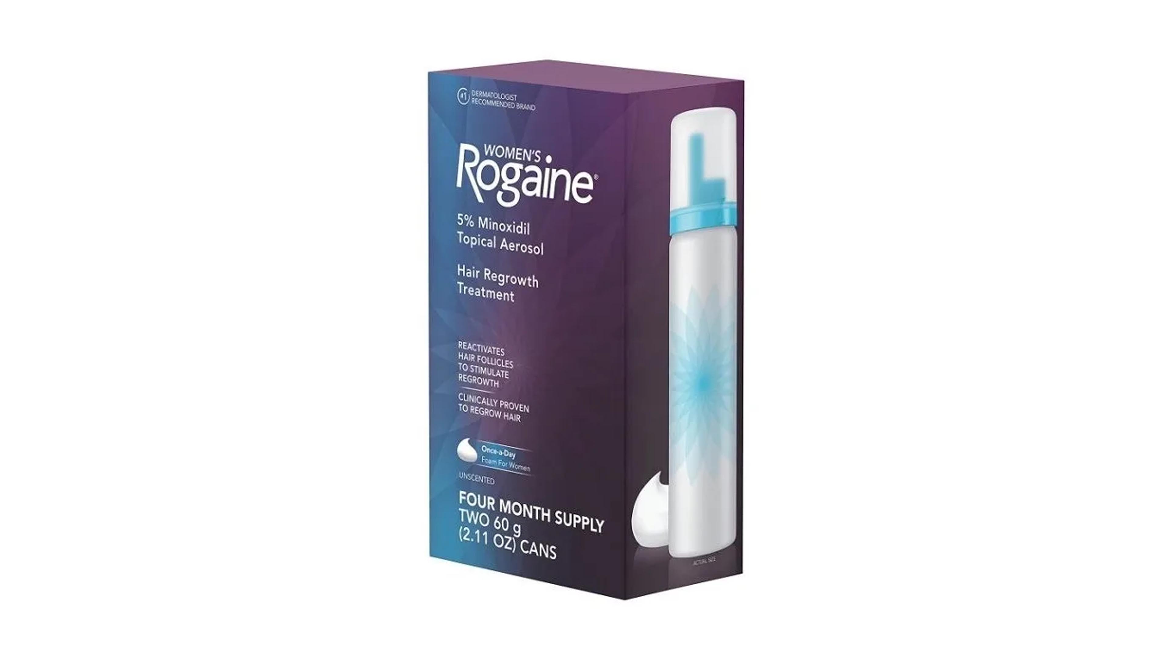 Minoxidil 5% Espuma Regeneradora Folicolas Cabello Rogaine Dama