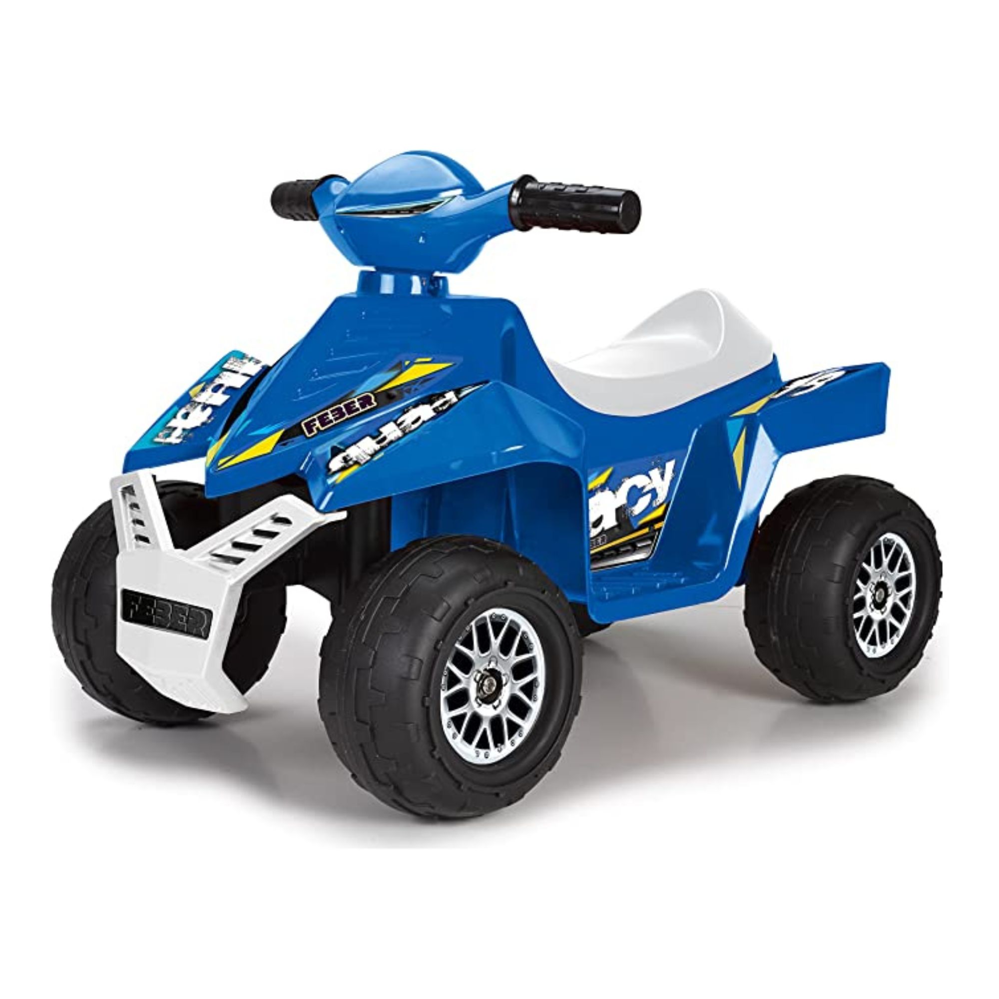 Cuatrimoto Electrica De 6v Feber Quad Racy Blue Para Niños