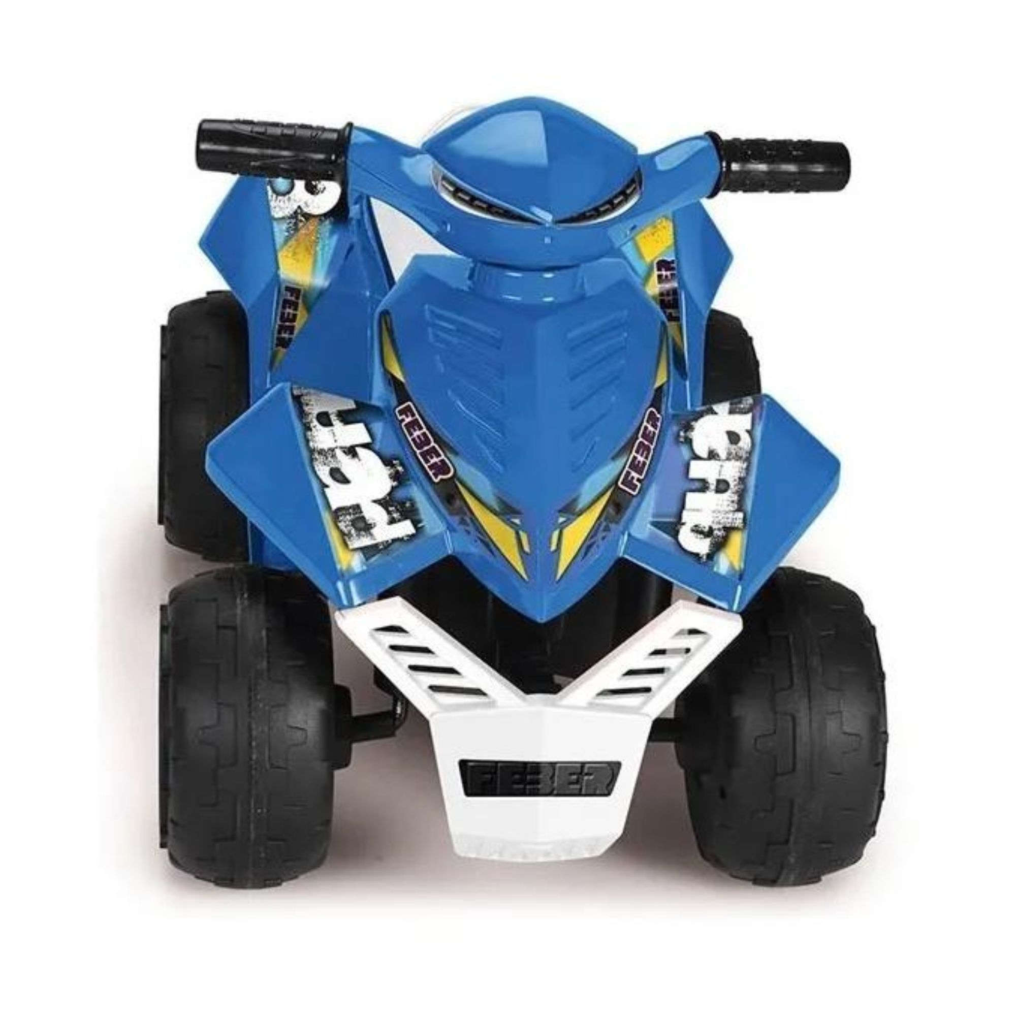 Cuatrimoto Electrica De 6v Feber Quad Racy Blue Para Ni os