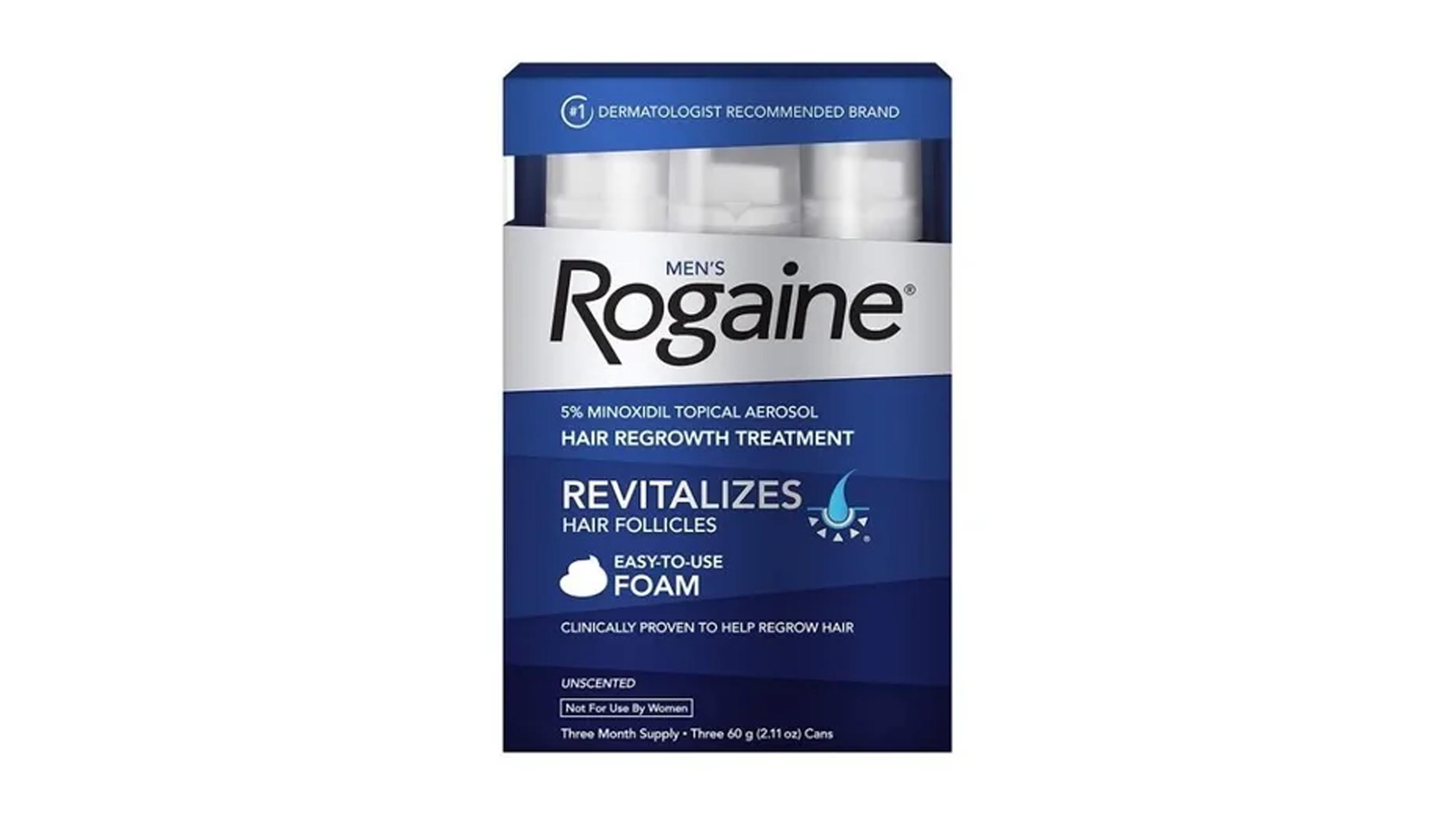 Minoxidil 5% Espuma Regeneradora Folicolas Cabello Rogaine Caballero 