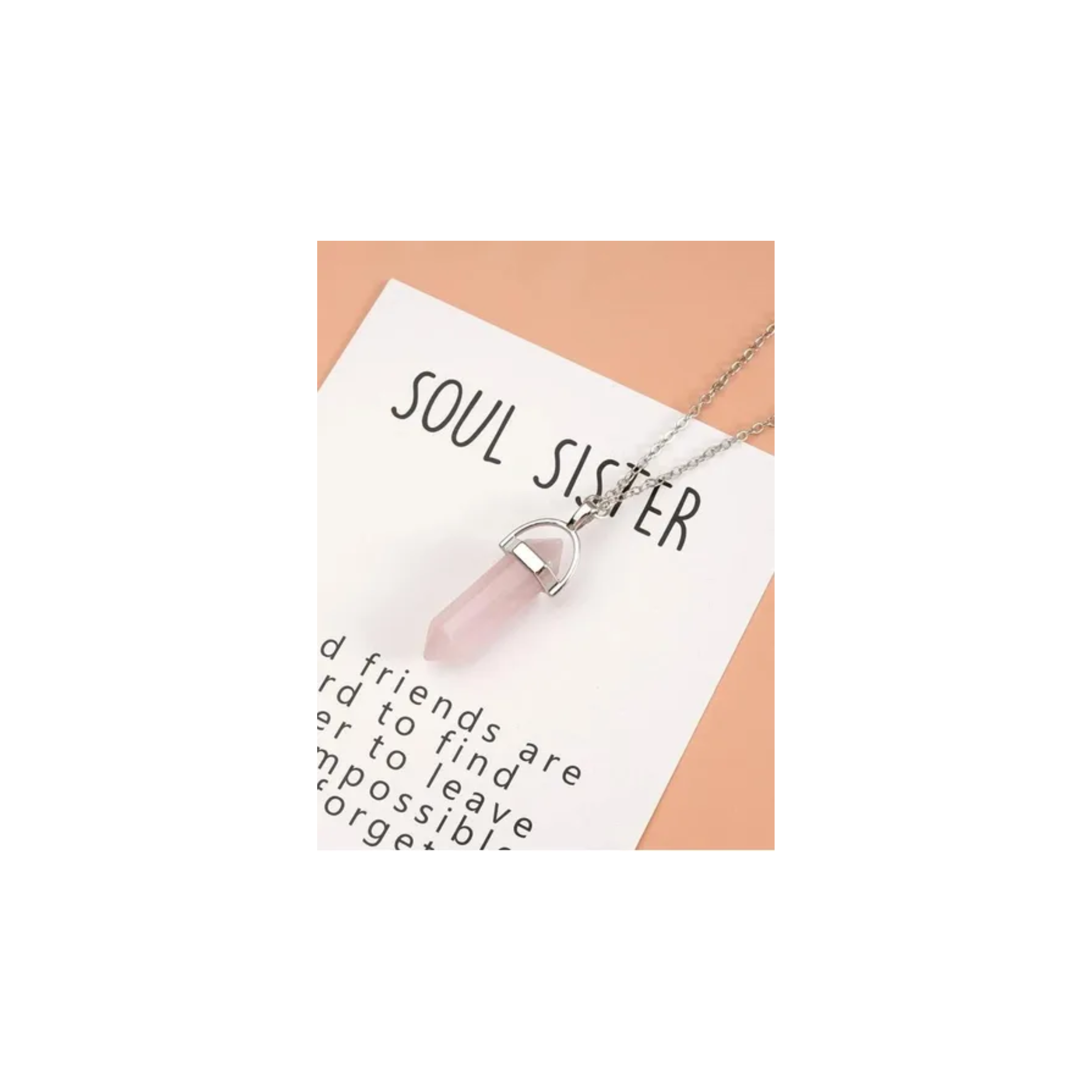  Collar Con Cuarzo Brilla En La Obscuridad