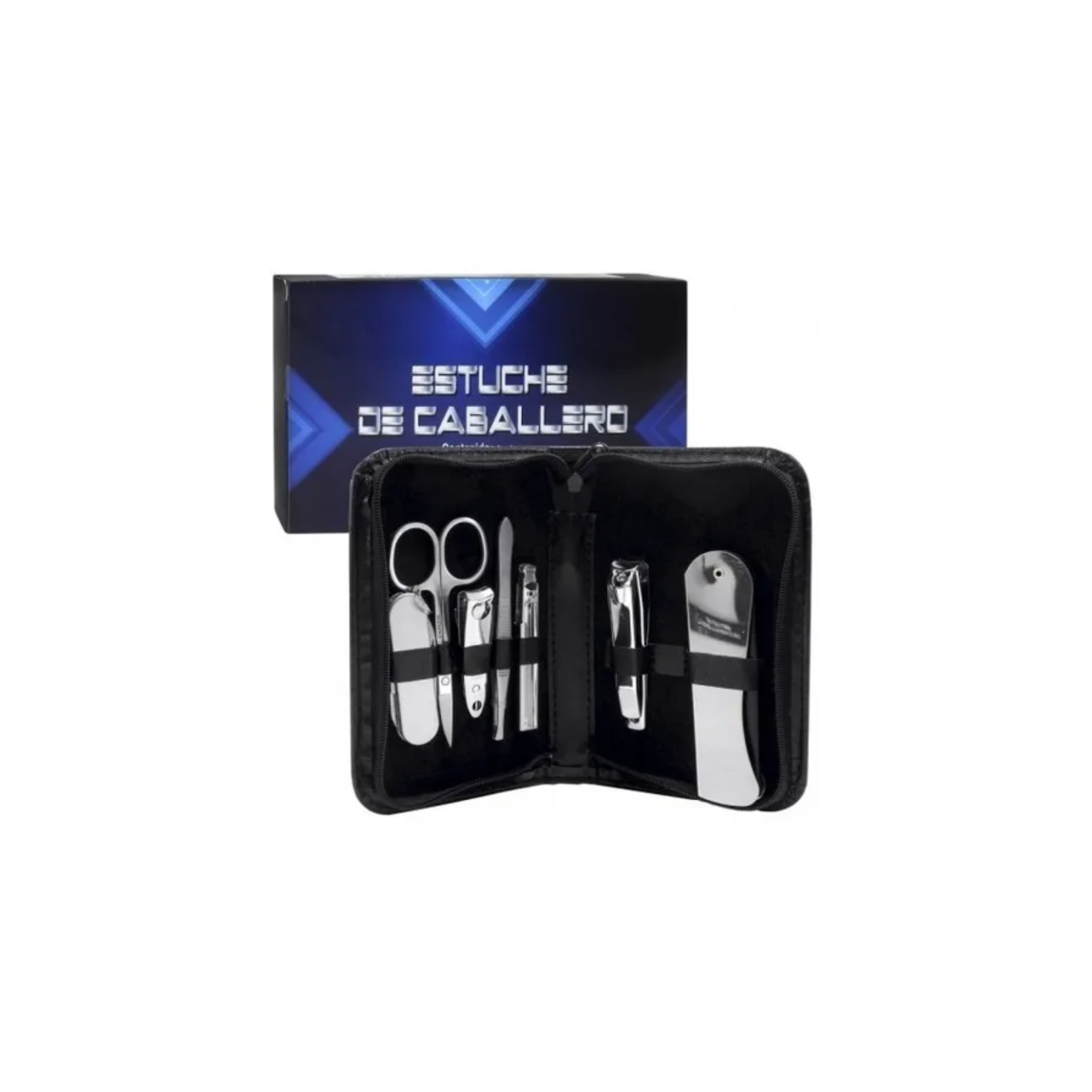 Juego De Manicura Kit De Pedicura Cortaúñas Acero Premium