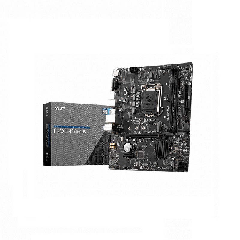 Tarjeta Madre MSI H410M-B PRO, DDR4, Intel, LGA 1200, Micro ATX