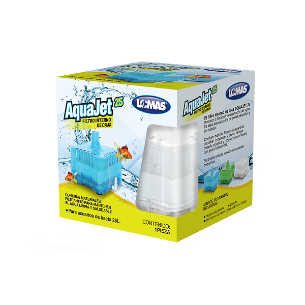 Filtro Interno De Caja Con Filtrantes Peces Acuario 25 Litro