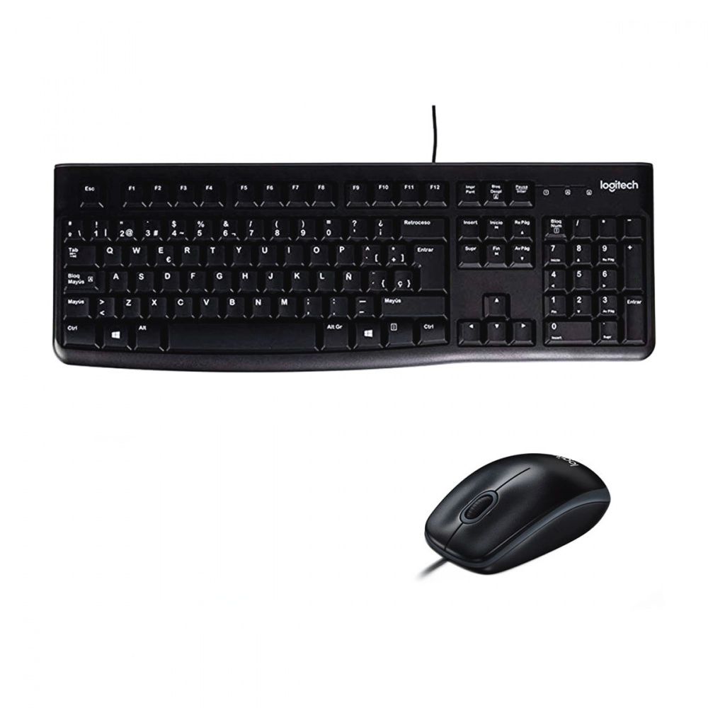 Kit de teclado y mouse Logitech MK120, 