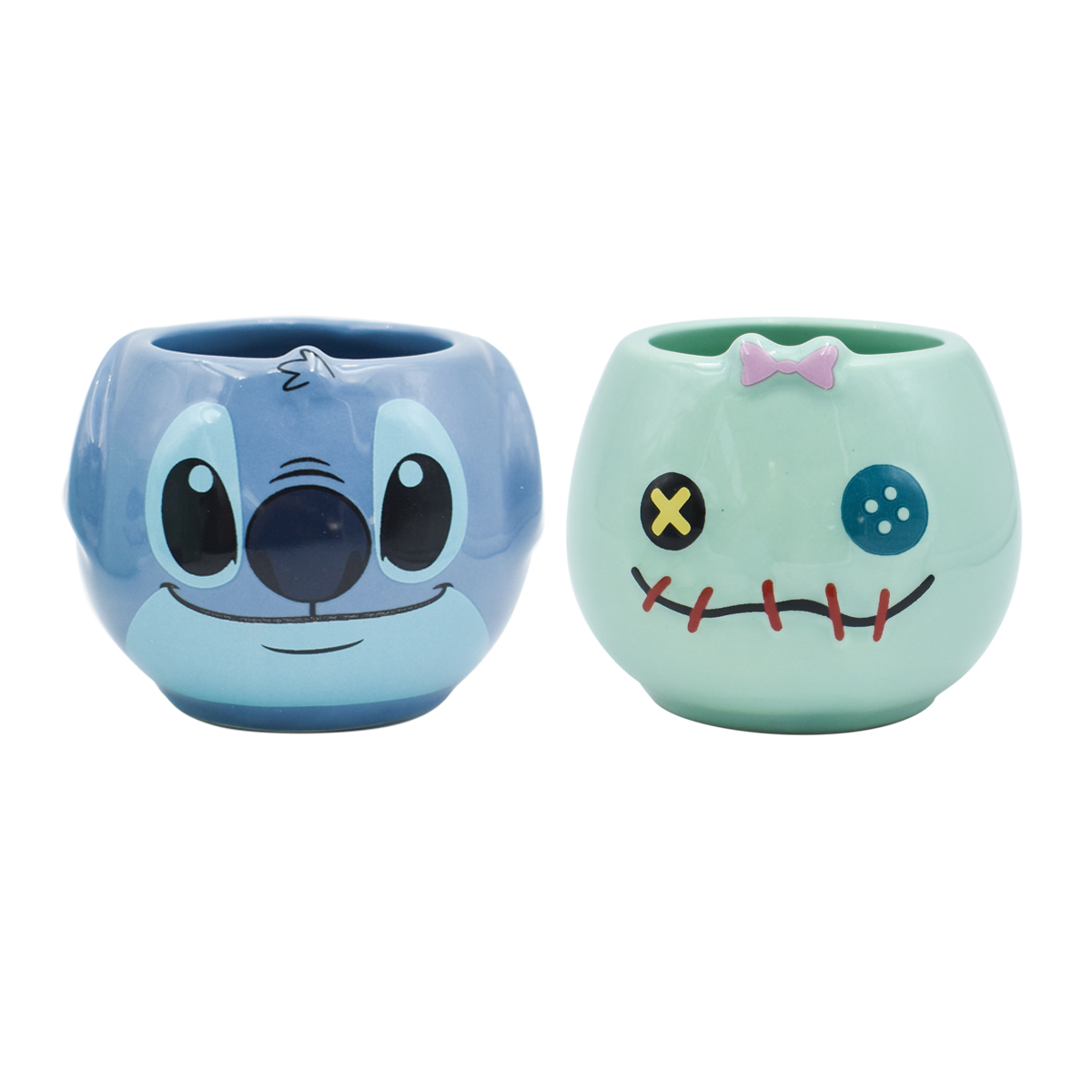 Fun Kids 1778-20 Set Tazas Cerámica 3d Disney Lilo & Stitch 103ml