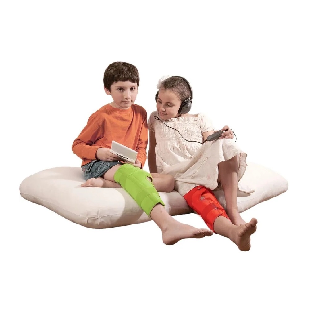 Inmovilizador Férula De Rodilla Pediátrico Infantil Blunding Naranja 12-14