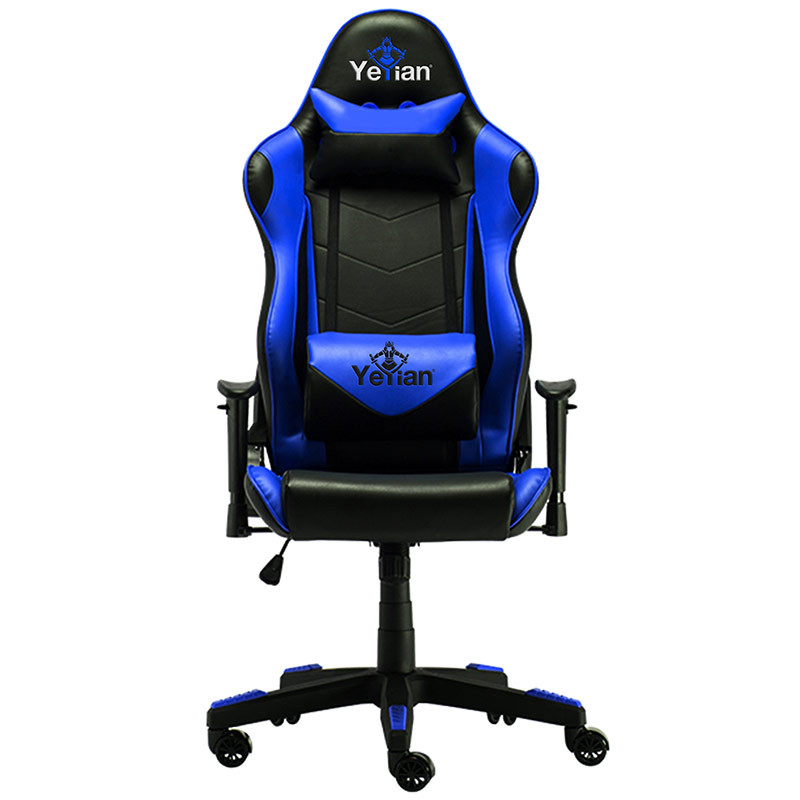 SILLA GAMING YEYIAN CADIRA 1150, POLIURETANO, RECLINABLE 4D, NEGRO/AZUL (YSGC1150A)