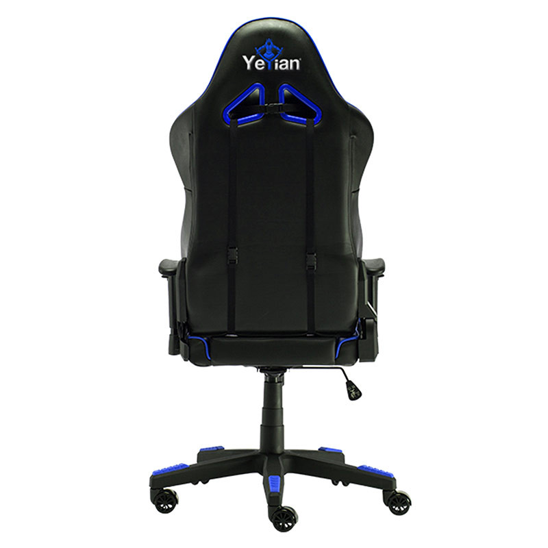 SILLA GAMING YEYIAN CADIRA 1150, POLIURETANO, RECLINABLE 4D, NEGRO/AZUL (YSGC1150A)