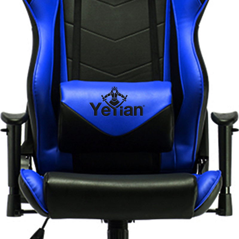 SILLA GAMING YEYIAN CADIRA 1150, POLIURETANO, RECLINABLE 4D, NEGRO/AZUL (YSGC1150A)