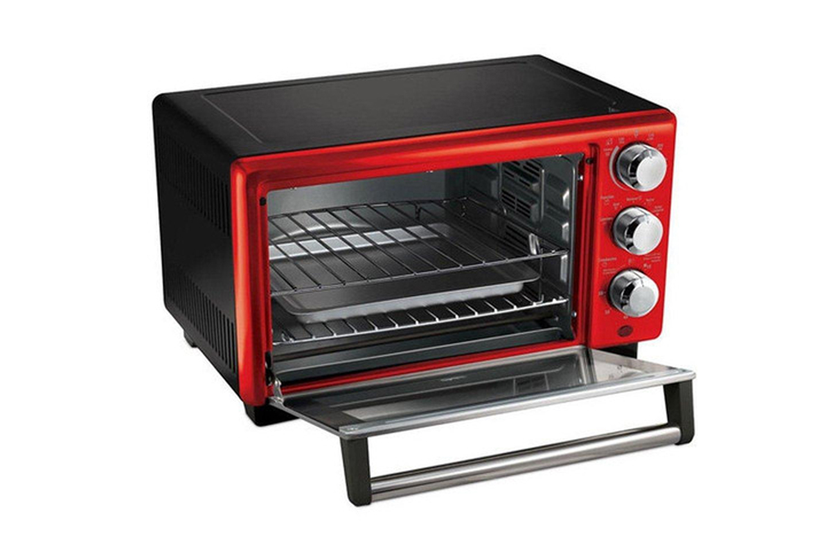 Horno Eléctrico 18 Litros  Rojo Oster