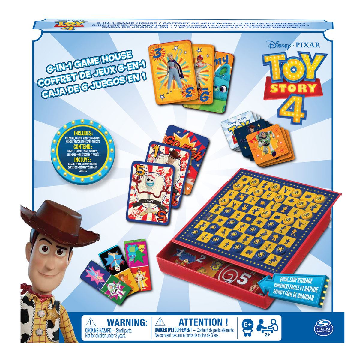 Toy Story 4 Caja De Juego 6 En 1 Spin Master