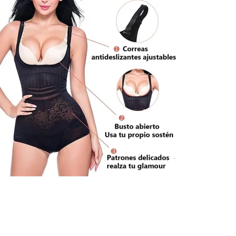 Faja Reductora Mujer Abdomen Con Gancho Cómodo Ligero Corsé