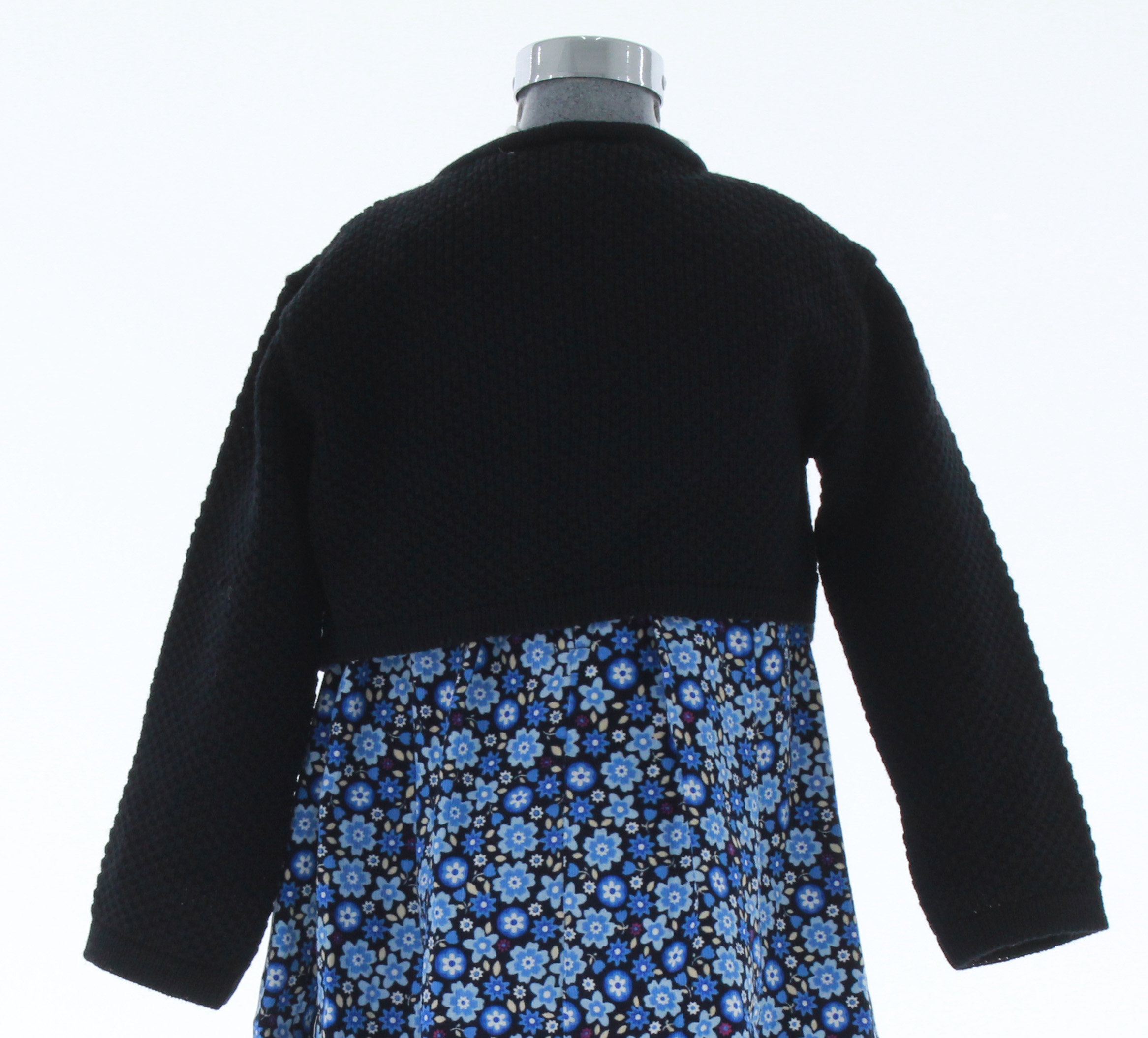 Sueter Niña Bebe Bolero Tejido Negro 3091 0 a 4 Años.