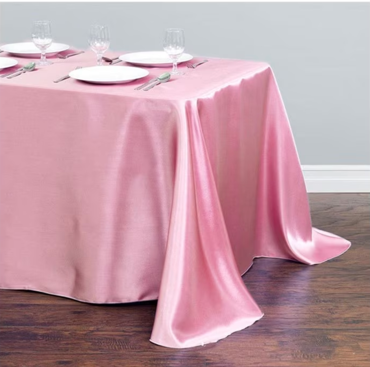 Mantel  Elegante Satin Rectangular 250 X 150 + 6 Servilletas de Tela