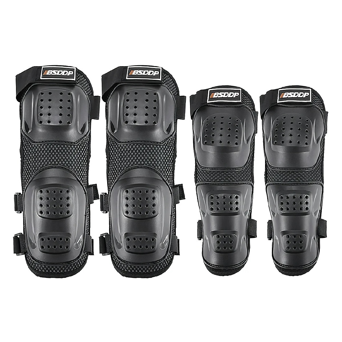 Par De Rodilleras Y Coderas Protección Motociclista Ciclista