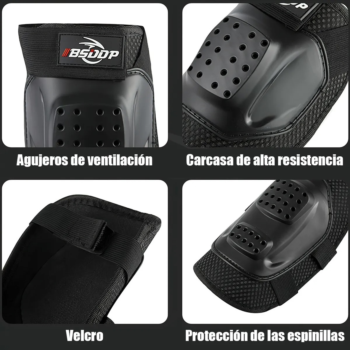 Par De Rodilleras Y Coderas Protección Motociclista Ciclista