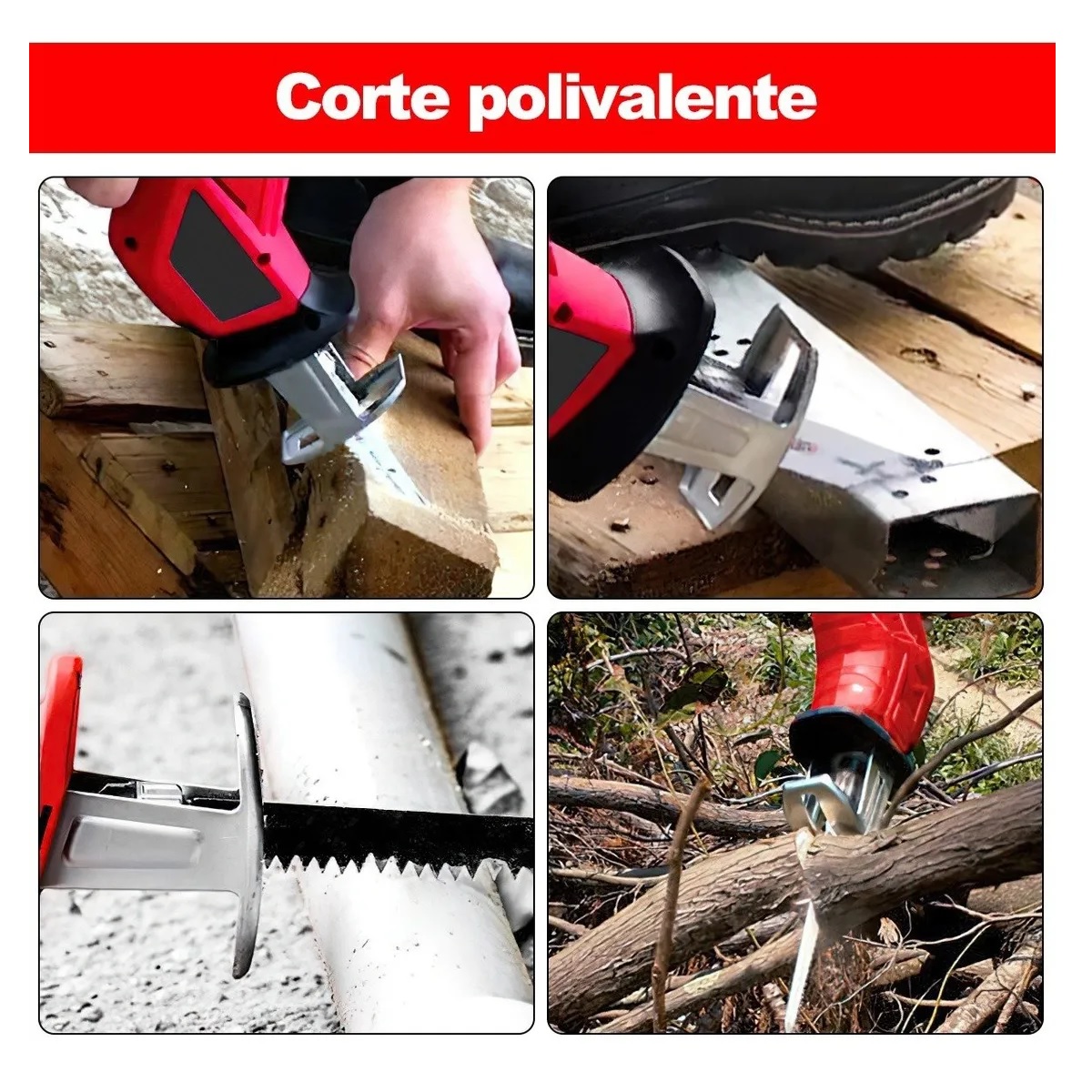 Sierra Recíproca Eléctrica Inalámbrica Recargable