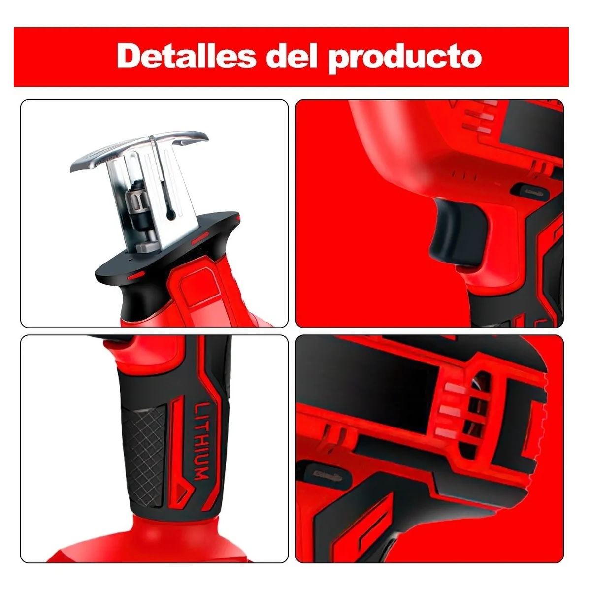 Sierra Recíproca Eléctrica Inalámbrica Recargable