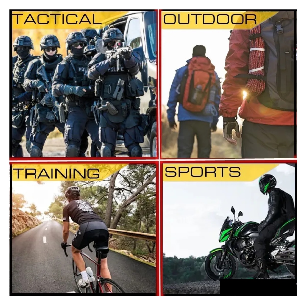 Piernera Tactica Para Celular  Multiusos Negro