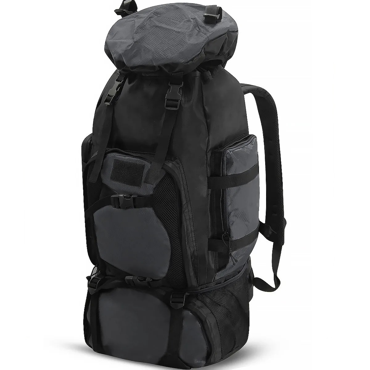 Mochila Militar Táctica De Viaje Maleta Gran Capacidad 80l Negro