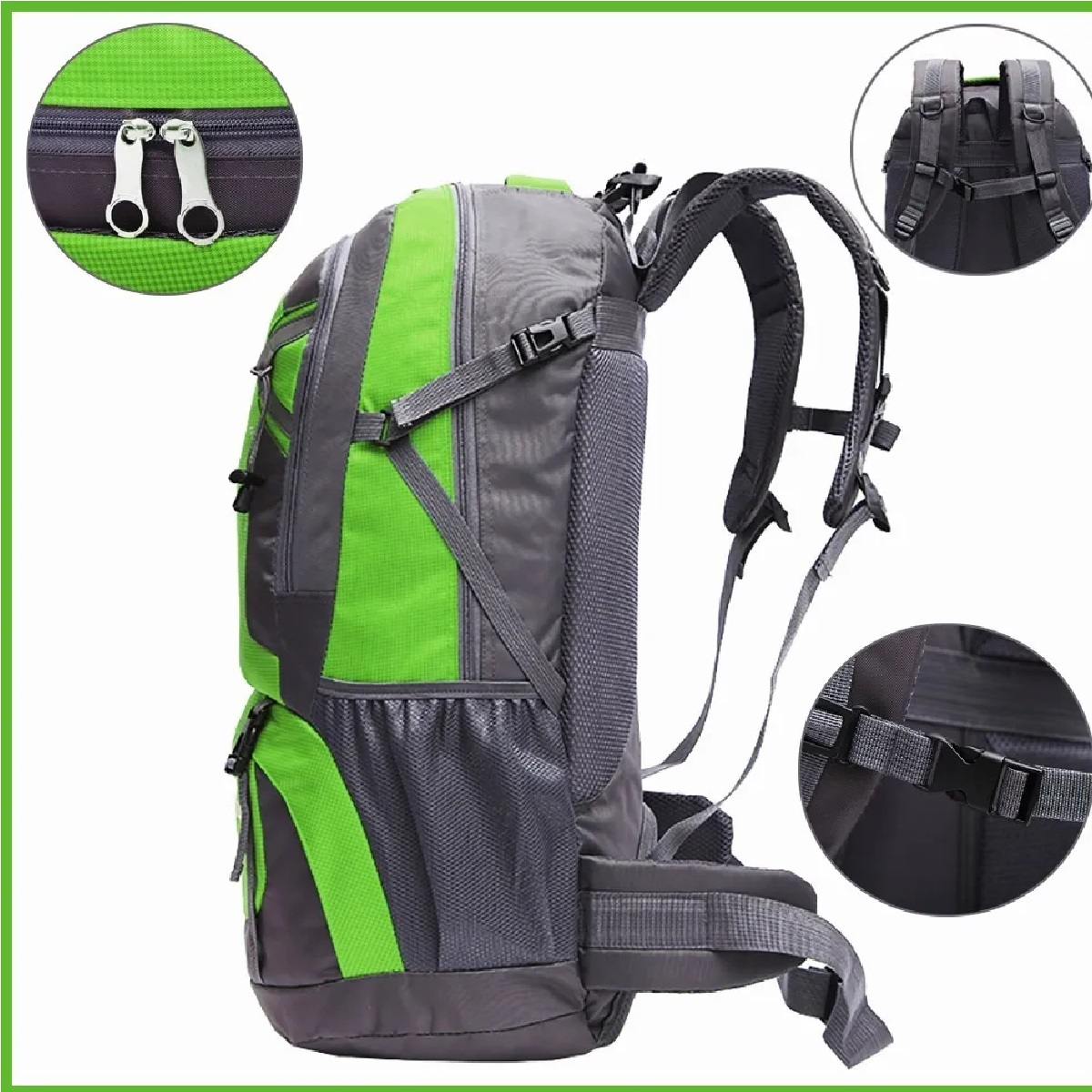 Mochila Impermeable 60l Deporte Al Aire Libre Senderismo