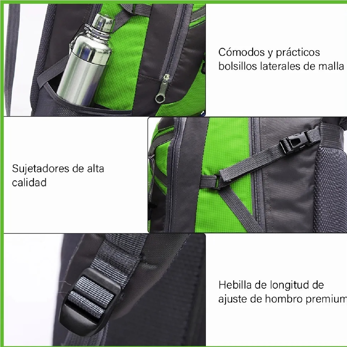 Mochila Impermeable 60l Deporte Al Aire Libre Senderismo