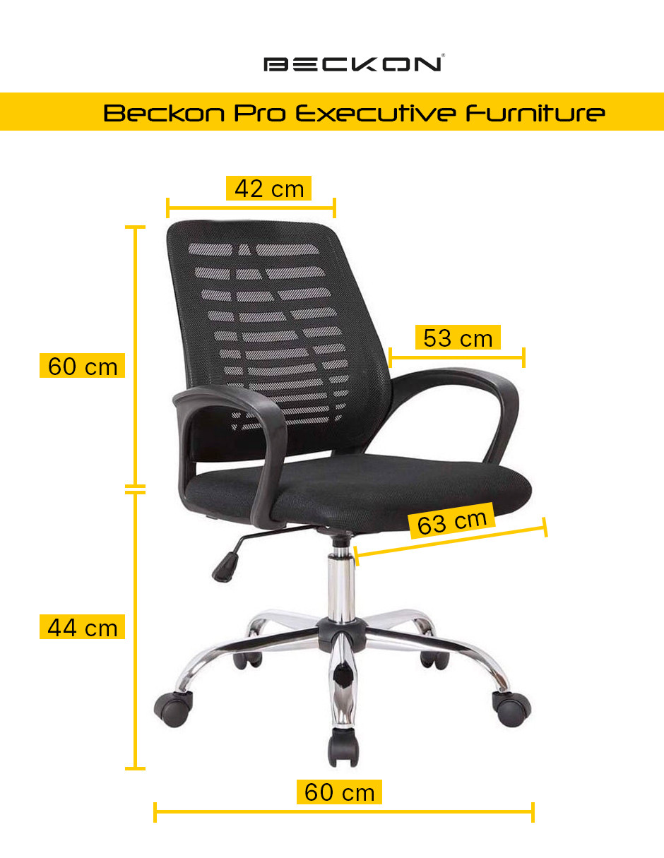 Silla para escritorio de Juntas Oficina Pro Executive Lumbar Beckon Beckon