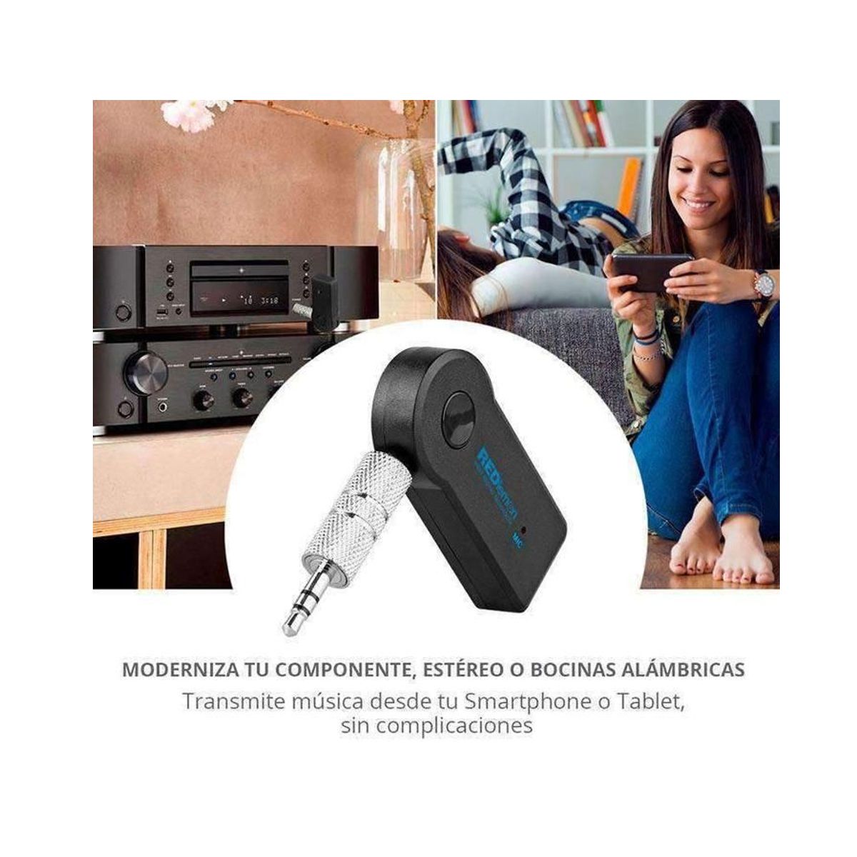 Receptor de Audio Bluetooth Función Manos Libres BT03