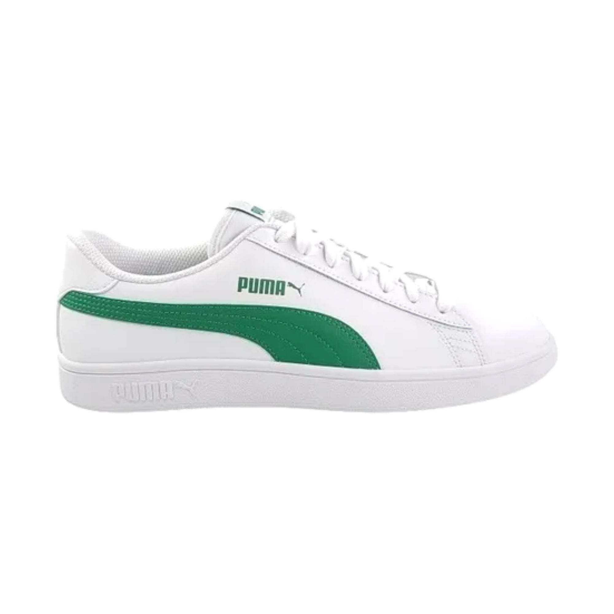 Tenis Puma Smash V2 L Blanco con Verde Hombre Originales 36521503