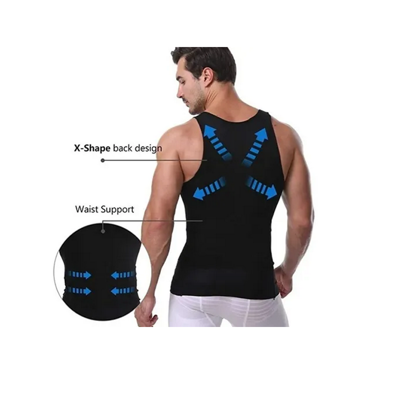 Camiseta Faja Playera Reductora Moldeadora Hombre.