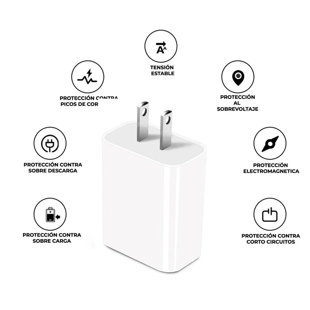 Cubo de Carga 5V 2A Puerto USB CH97