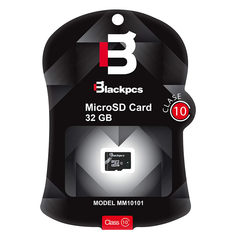 Memoria Micro Sdhc Blackpcs 32gb Clase 10 (mm10101-32)